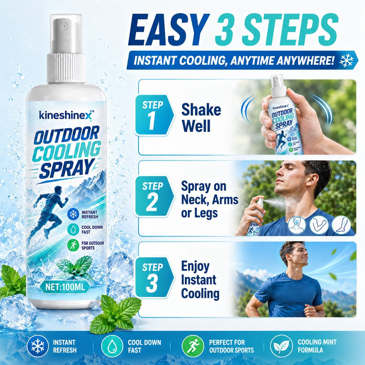 Spray Rafraîchissant Extérieur - Misting Bottle Fine avis et prix