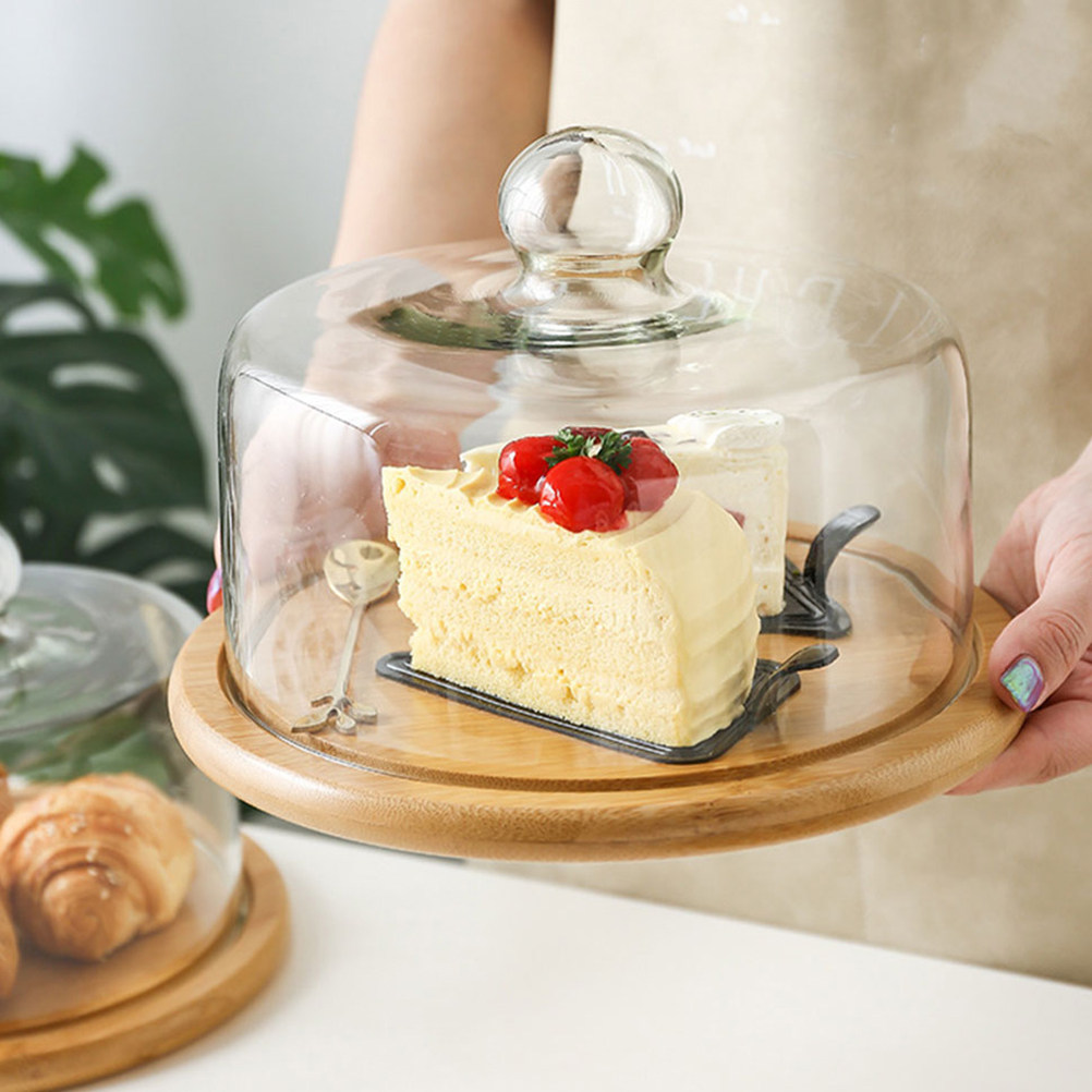 Cloche à gâteau en verre trans - Plastic Dome Clear avis et prix