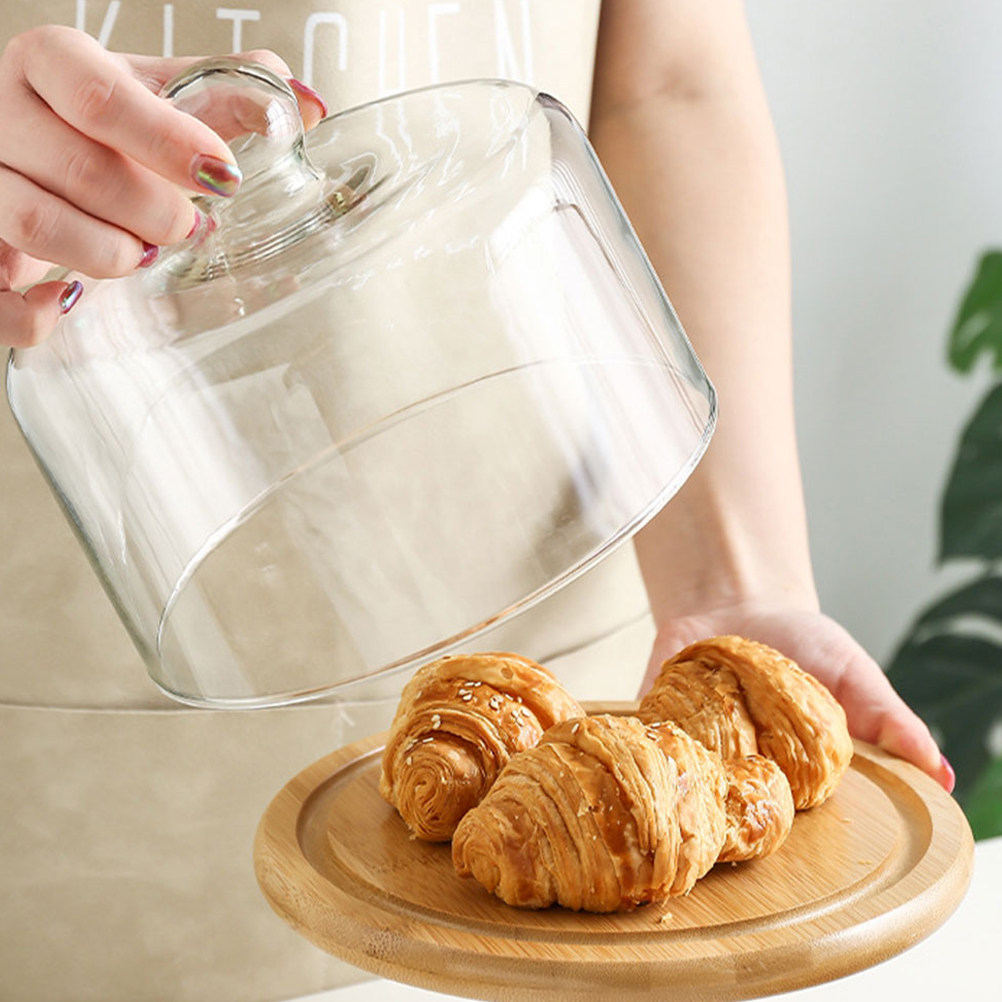 Cloche à gâteau en verre trans - Plastic Dome Clear avis et prix