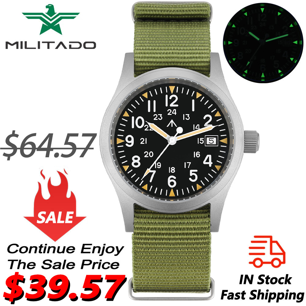 Militado ML05 montre militaire - Plastic Dome Clear avis et prix