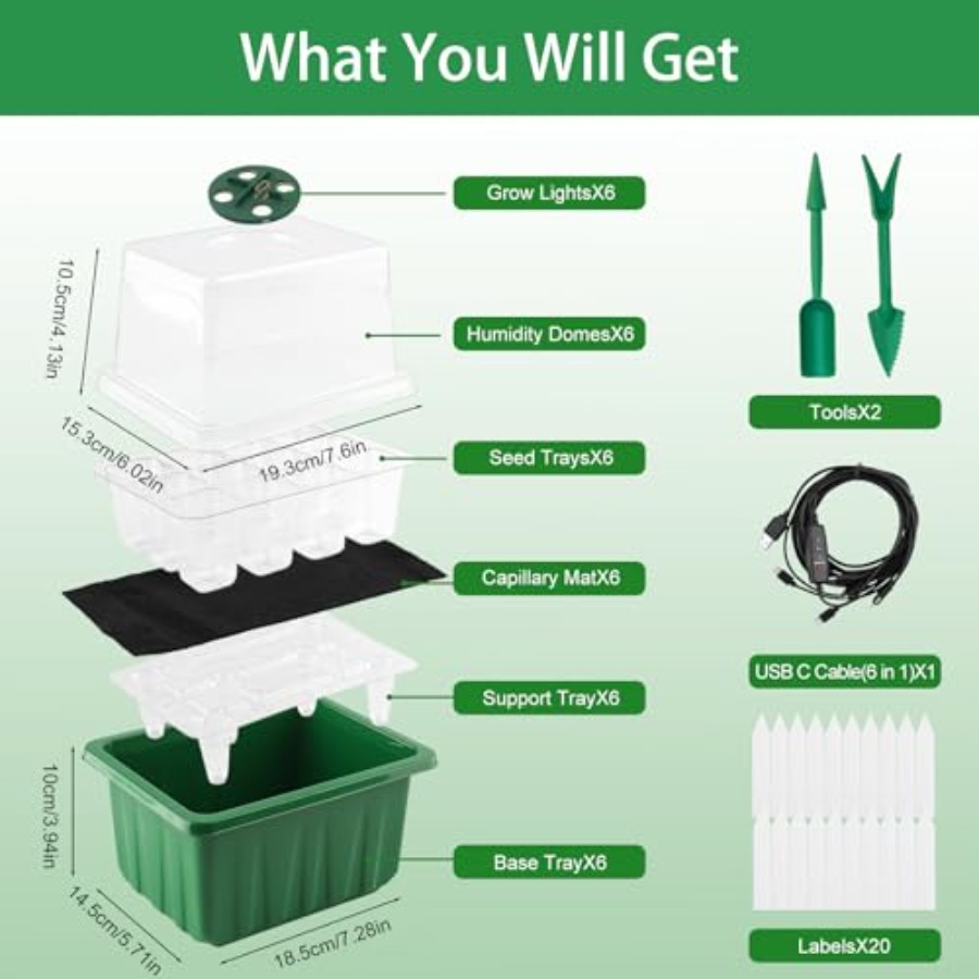 Kit de démarrage de semis avec - Humidity Dome Kit avis et prix