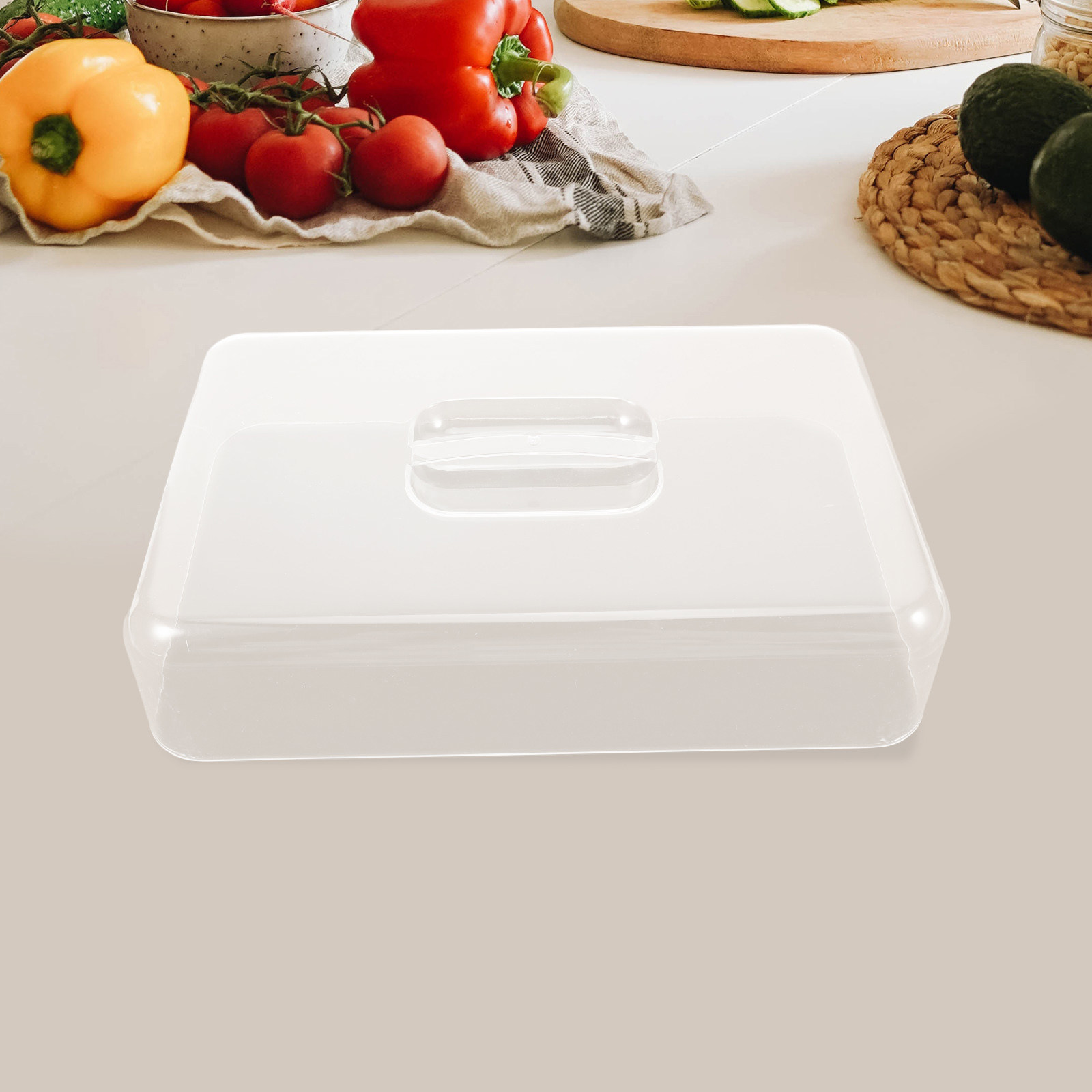 Lot de 2 dômes à gâteau rectan - Plastic Dome Clear avis et prix