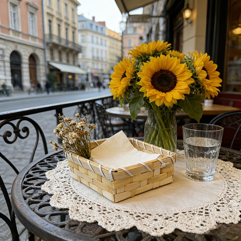 Panier à serviettes en bambou  - Agar Tissue Culture avis et prix