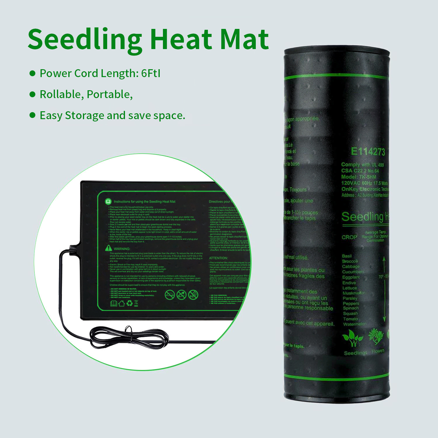 Tapis chauffant imperméable po - Heat Mat Seedling avis et prix