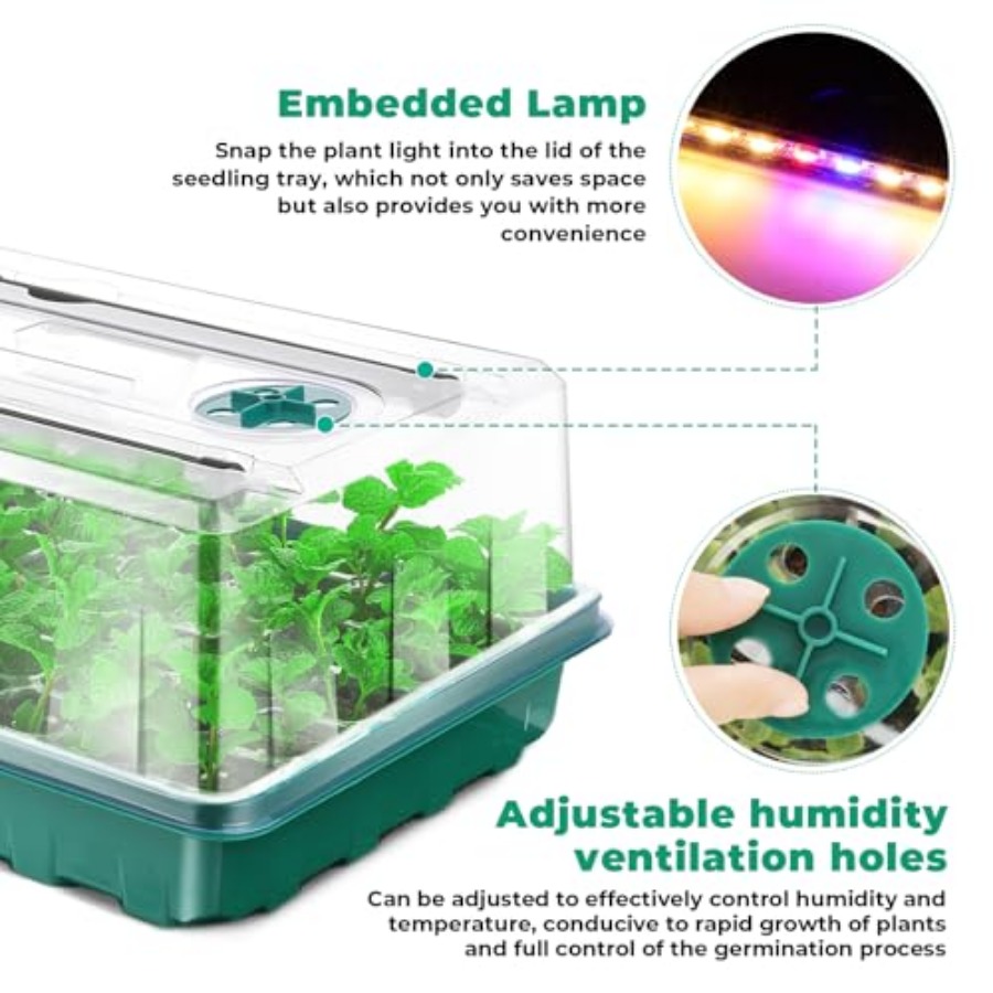 Plateau de semis avec lumière  - Humidity Dome Kit avis et prix