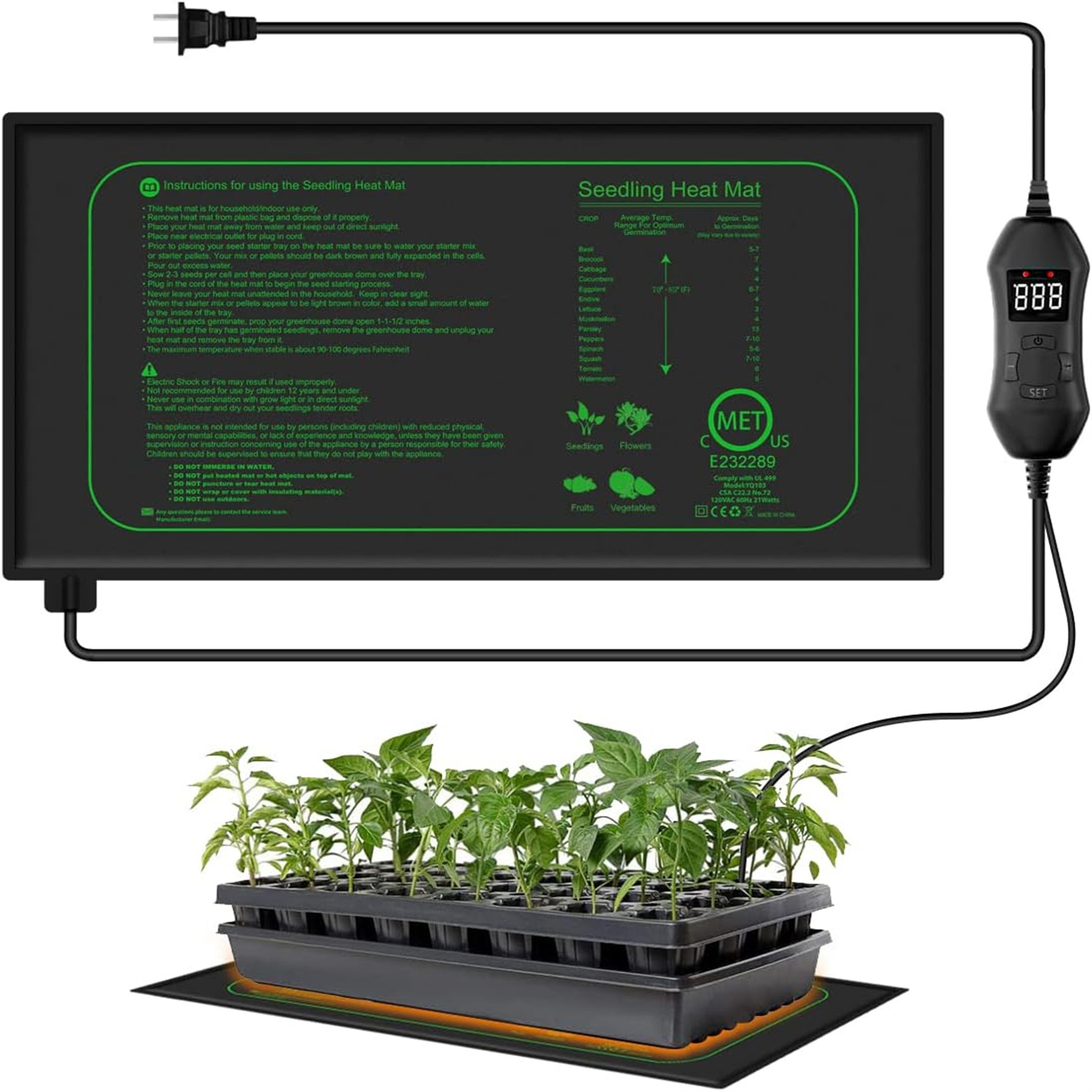 Tapis chauffant pour semis ave - Heat Mat Seedling avis et prix