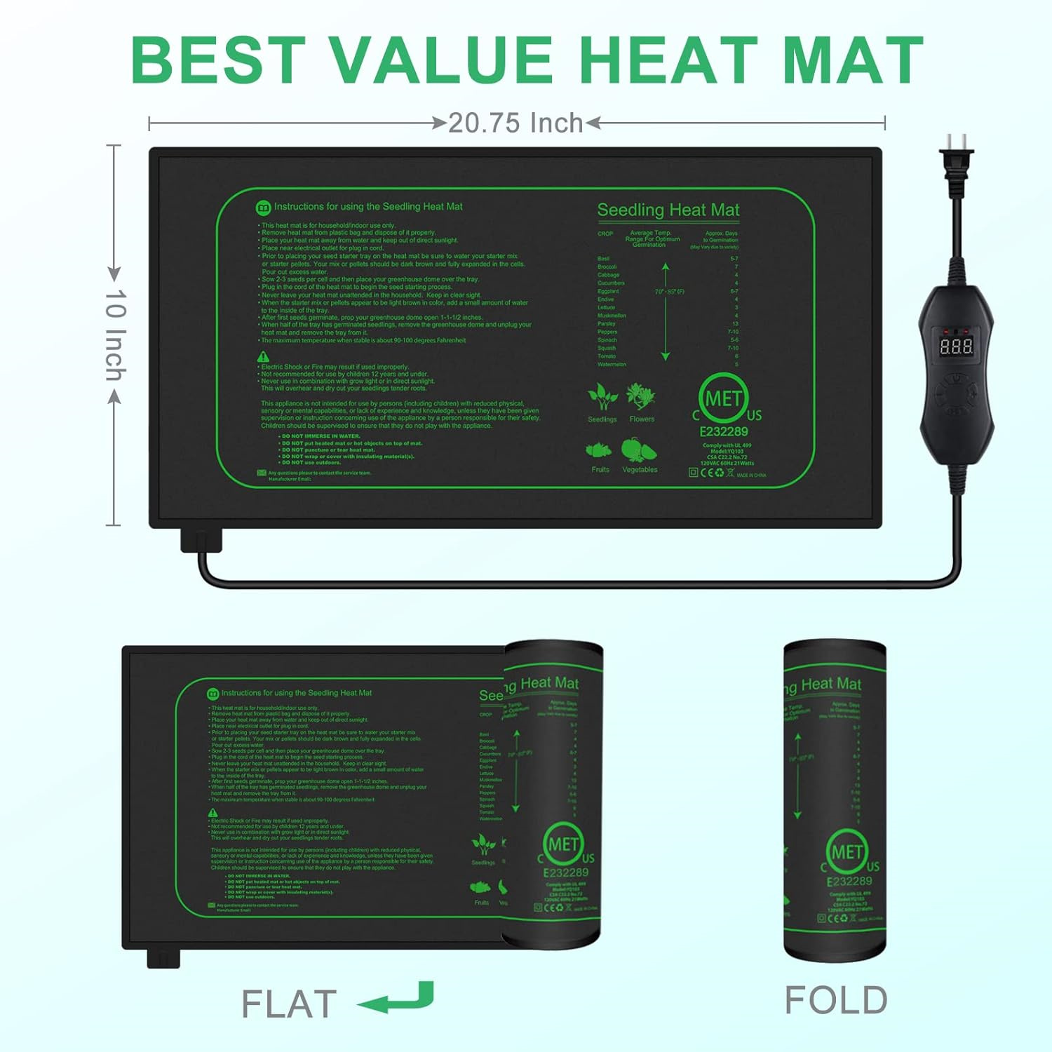 Tapis chauffant pour semis ave - Heat Mat Seedling avis et prix