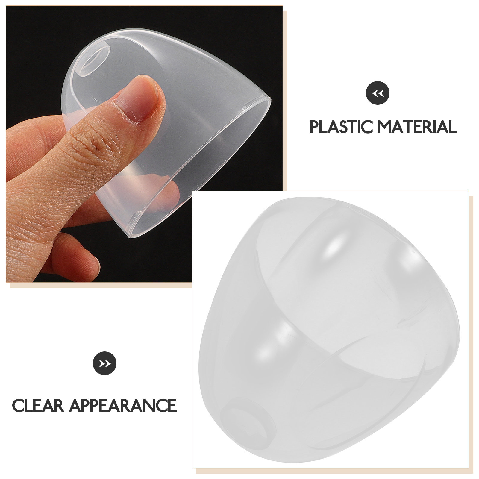 Bouchons de biberon en plastiq - Plastic Dome Clear avis et prix